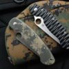 Кастомные накладки для ножей Spyderco MILITARY