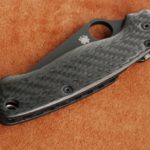 Кастомные накладки для ножей Spyderco Para-Military 2, Carbon
