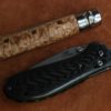 Кастомные накладки для ножей OPINEL 10. Карельская береза