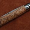Кастомные накладки для ножей OPINEL 10. Карельская береза