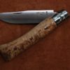 Кастомные накладки для ножей OPINEL 10. Карельская береза