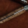 Кастомные накладки для ножей OPINEL 10. Карельская береза