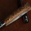 Кастомные накладки для ножей OPINEL 10. Карельская береза