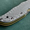 Кастомные накладки для ножей Spyderco ENDURA silver twill